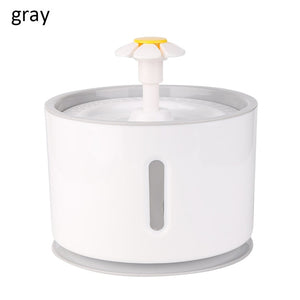 LED Light Pet Drinking Fountain Dispenser Electric USB Dog Cat Mute Drinker Automatic Pet Cat Water Fountain Feeder Bowl Newest