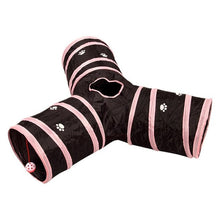 Load image into Gallery viewer, Hot 2/3/4/5 Holes 14 Colors Foldable Pet Cat Tunnel Indoor Outdoor Pet Cat Training Toy for Cat Rabbit Animal Play Tunnel Tube
