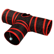 Load image into Gallery viewer, Hot 2/3/4/5 Holes 14 Colors Foldable Pet Cat Tunnel Indoor Outdoor Pet Cat Training Toy for Cat Rabbit Animal Play Tunnel Tube