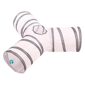 Hot 2/3/4/5 Holes 14 Colors Foldable Pet Cat Tunnel Indoor Outdoor Pet Cat Training Toy for Cat Rabbit Animal Play Tunnel Tube
