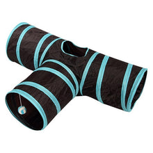 Load image into Gallery viewer, Hot 2/3/4/5 Holes 14 Colors Foldable Pet Cat Tunnel Indoor Outdoor Pet Cat Training Toy for Cat Rabbit Animal Play Tunnel Tube
