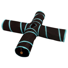 Load image into Gallery viewer, Hot 2/3/4/5 Holes 14 Colors Foldable Pet Cat Tunnel Indoor Outdoor Pet Cat Training Toy for Cat Rabbit Animal Play Tunnel Tube
