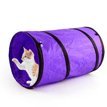 Load image into Gallery viewer, Hot 2/3/4/5 Holes 14 Colors Foldable Pet Cat Tunnel Indoor Outdoor Pet Cat Training Toy for Cat Rabbit Animal Play Tunnel Tube