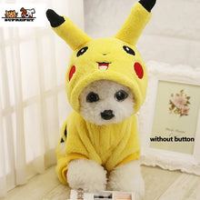 Load image into Gallery viewer, SUPREPET Cat Costume Cute Pet Clothes Pikachu Cosplay Clothes Autumn Winter  Cat clothes Home Pajamas Puppy Hoodie Dog Coat