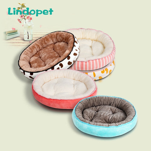Dog Bed Warming Kennel Washable Pet Floppy Extra Comfy Plush Rim Cushion and Nonslip Bottom dog beds for large  small dogs House