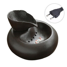 Load image into Gallery viewer, EU/US Smart Ceramics Cat Drinking Feeder Automatic Circulating Water Feeder Pet Water Dispenser 3D Fountain Water Basin 20E