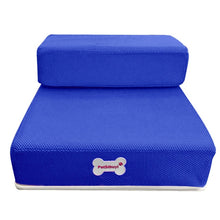 Load image into Gallery viewer, Breathable Mesh Foldable Pet Stairs Detachable Pet Bed Stairs Dog Ramp 2 Steps Ladder for Small Dogs Puppy Cat Bed Cushion Mat